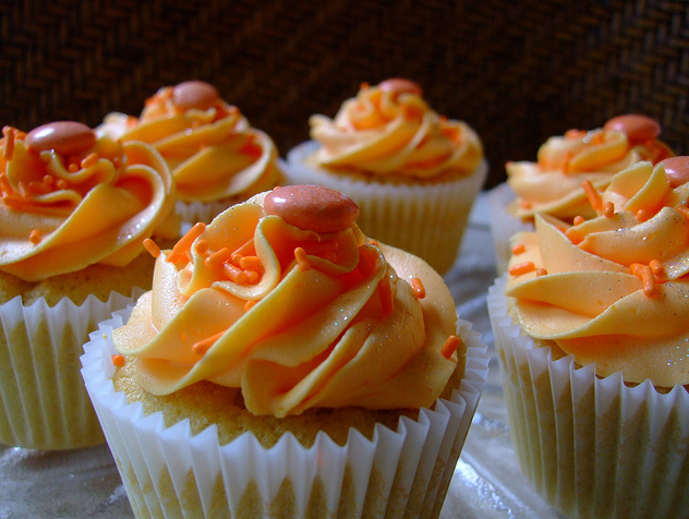 Buttermilk Orange Cupcake